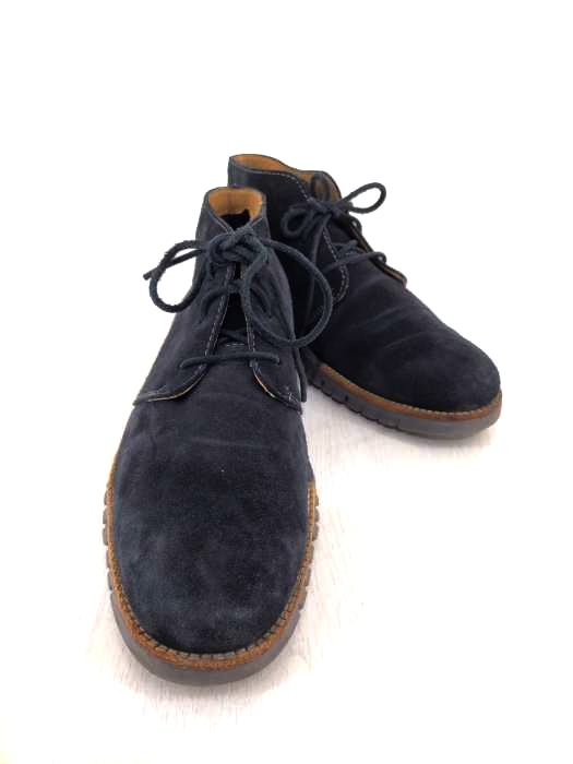 COLE HAAN(コールハーン) Zerogrand Black Suede Leather Desert Boot High Top メンズ 10M