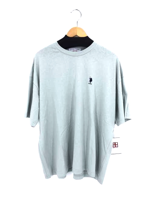 U.S.POLO ASSN(ユーエスポロアッスン) ロゴ刺繍 クルーネック S/S TEE メンズ JPN：L