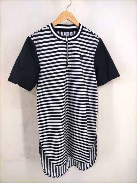 adidas(アディダス) DRESS ボーダーワンピース レディース JPN：M