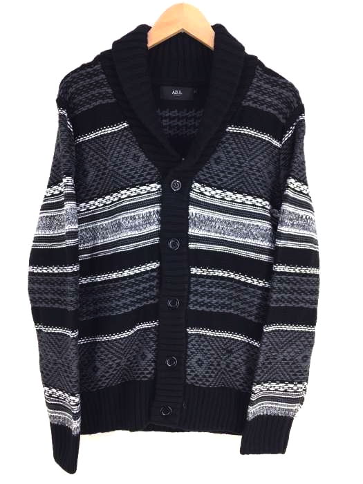 AZUL by moussy(アズールバイマウジー) NATIVE SHAWL CARDIGAN メンズ  S