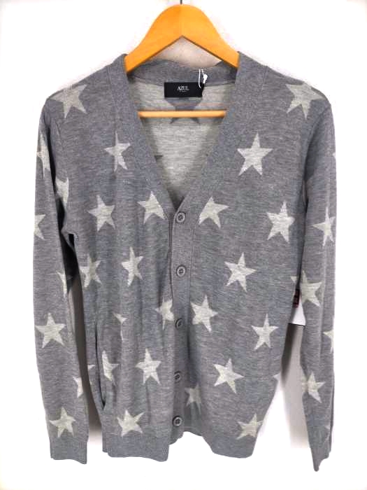 AZUL by moussy(アズールバイマウジー) STAR PATTERN CARDIGAN メンズ  S