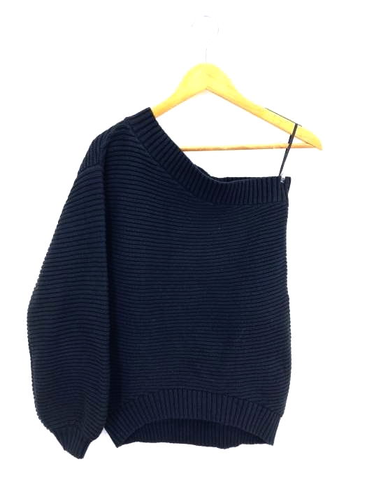 AZUL by moussy(アズールバイマウジー) ONE SHOULDER KNIT TOPS レディース  FREE