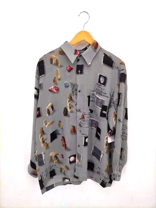 USED古着(ユーズドフルギ) LAVENTURIER 総柄シャツ メンズ JPN：L