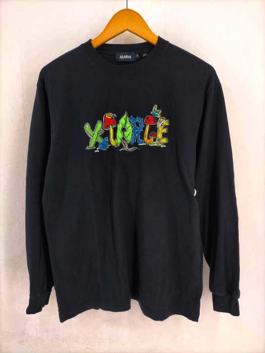XLARGE(エクストララージ) ロゴ刺繍カットソー メンズ JPN：M