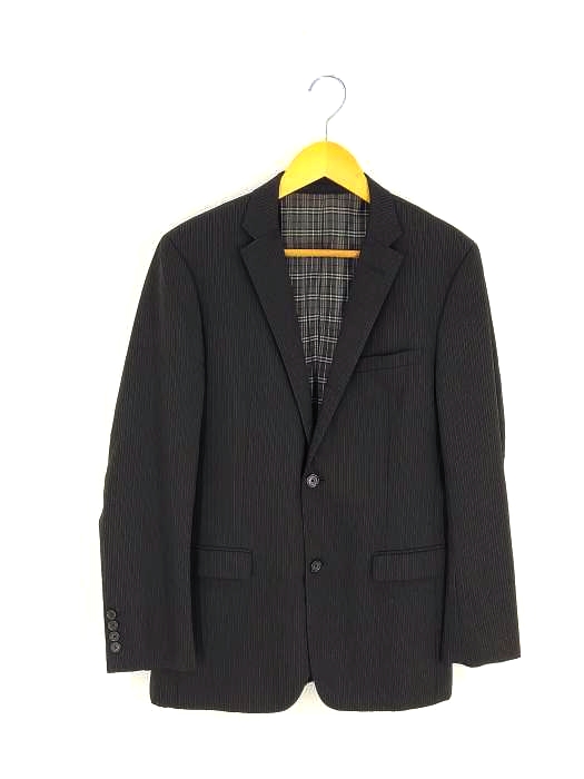 BURBERRY BLACK LABEL(バーバリーブラックレーベル) ピンストライプ 2B テーラードジャケット メンズ import：L