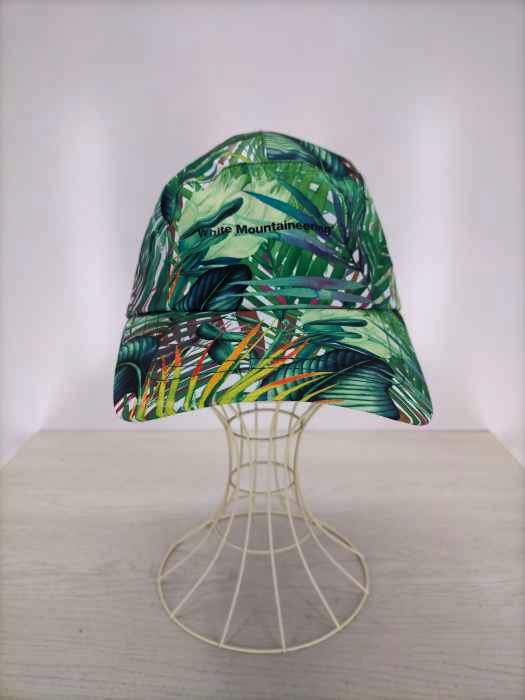 ホワイトマウンテニアリング WHITE MOUNTAINEERING BOTANICAL PRINTED LONG VISOR CAP メンズ  50-58cm