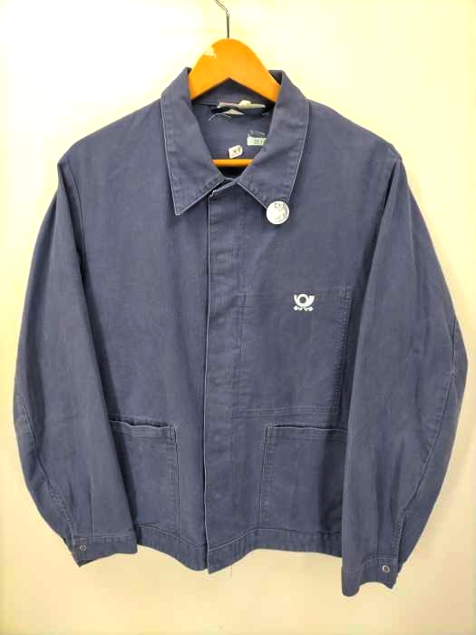USED古着(ユーズドフルギ) 90S ドイツ スナップボタン ワークカバーオール メンズ JPN：48
