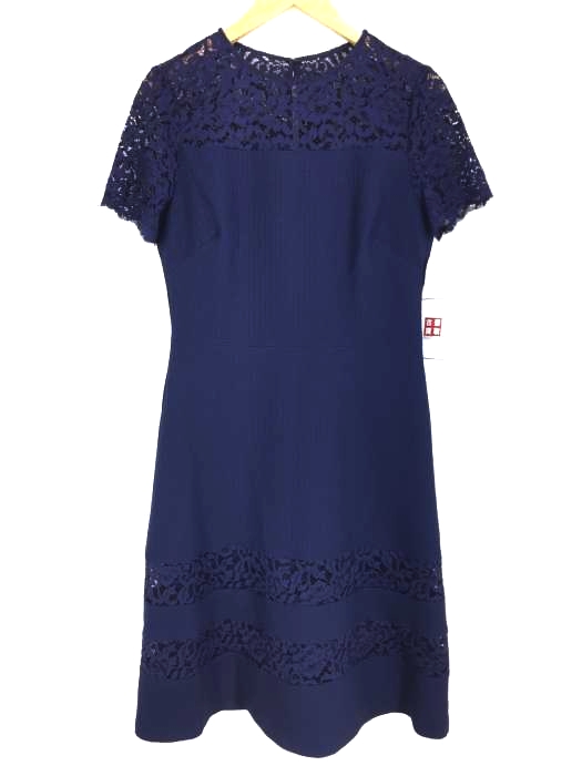 ローレンラルフローレン LAUREN RALPH LAUREN レース切替ワンピース レディース  4