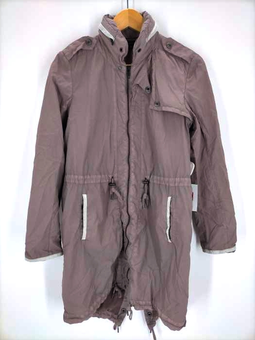 ディーゼル DIESEL レザー使いーモッズコート メンズ import:S