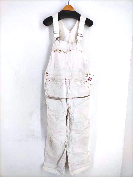 カーハート Carhartt 66～70s USA製 Cロゴタグ エプロン ダック地 ダブルニーオーバーオール メンズ 表記無