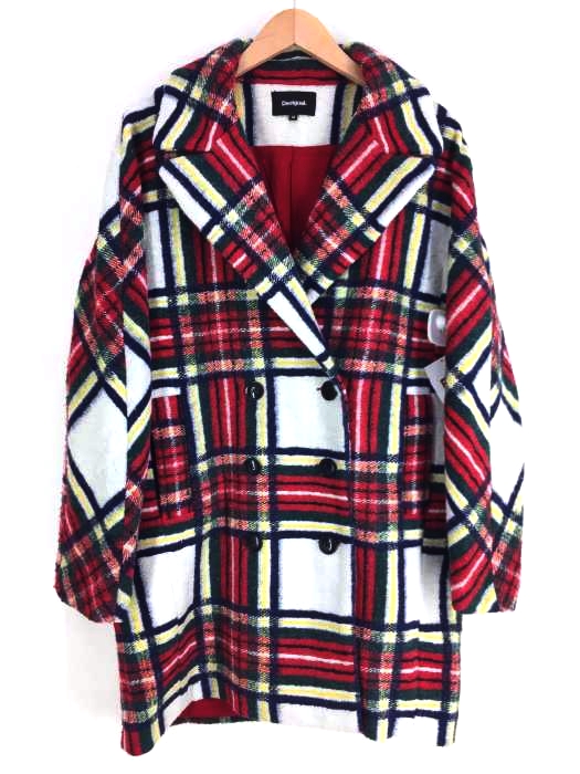 デシグアル Desigual ラムウール混ウールコート レディース  38