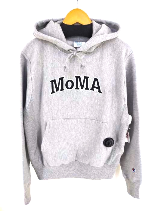 チャンピオン Champion REVERSE WEAVE 青タグ復刻 MoMA刺繍 パーカー