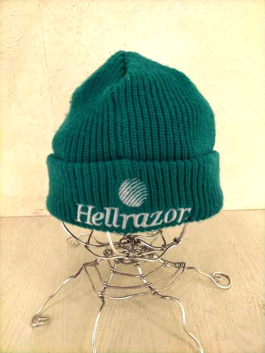 ヘルライザー HELLRAZOR ロゴ刺繍ビーニー メンズ 表記無