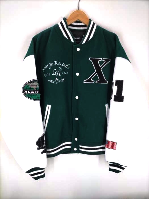 エクストララージ XLARGE 22AW OG LOGO VERSITY JACKET メンズ import：L