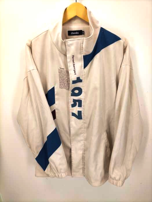 ユーズドフルギ USED古着 {{ihoohi}} 切替 フロントプリント ジップアップジャケット メンズ JPN：XXL
