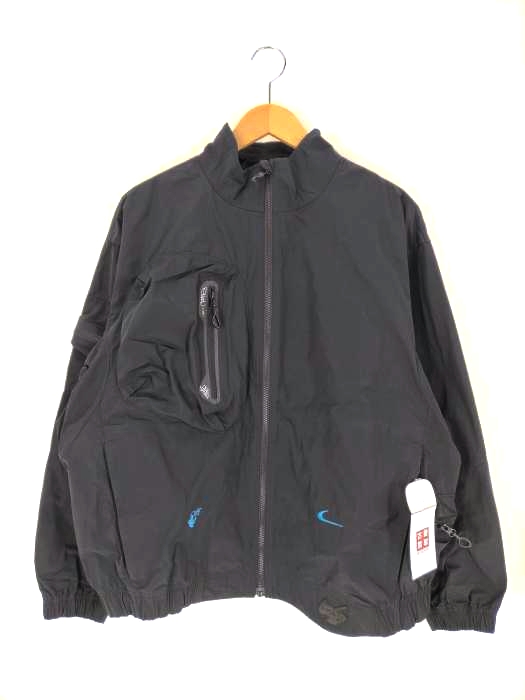 オフホワイト OFF-WHITE 003 TRACKSUIT BLACK トラックスーツ ジャケット メンズ JPN：L