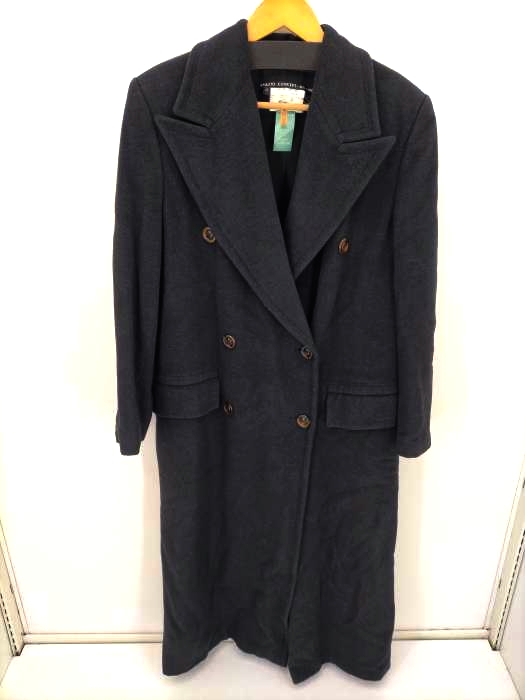 ユーズドフルギ USED古着 {{SPAZIO CONCEPT MILANO}} 80-90s MADE IN ITALY ウールアンゴラダブルブレストコート レディース JPN:42