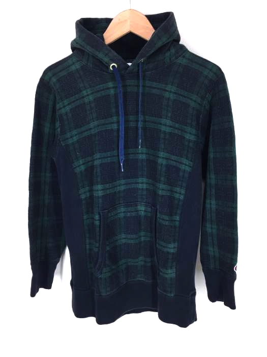Champion（チャンピオン） REVERSE WEAVE チェックプルオーバー メンズ トップス パーカー