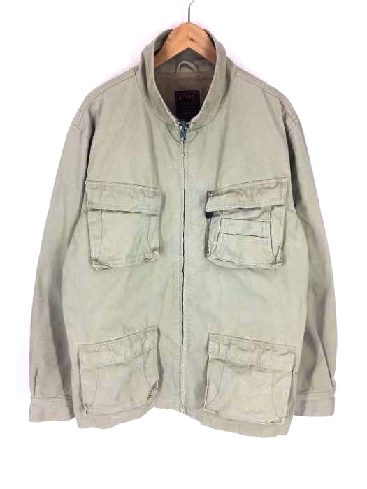 ショット Schott EMARジッパー ミリタリージャケット メンズ JPN：L