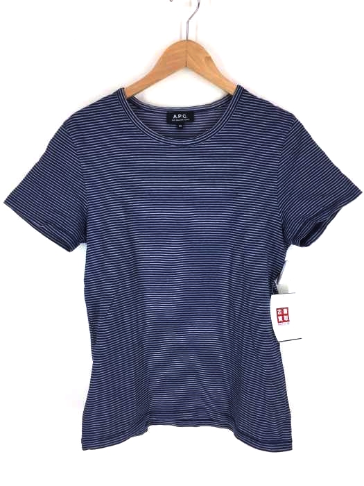 A.P.C.(アーペーセー) ボーダー クルーネック Tシャツ メンズ JPN：XS