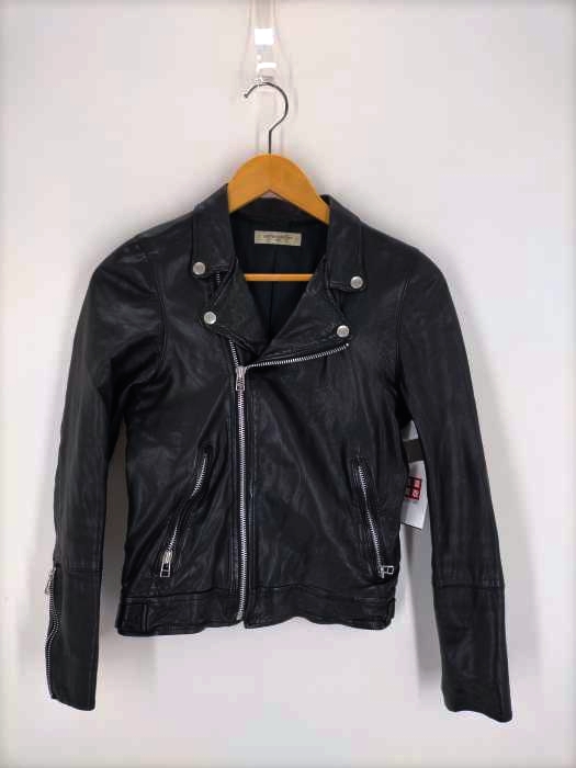 UNITED ARROWS(ユナイテッドアローズ) ゴートレザー ダブルライダースジャケット メンズ US：38