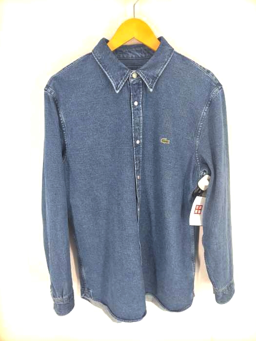 LACOSTE(ラコステ) スナップボタンデニムシャツ メンズ M/L