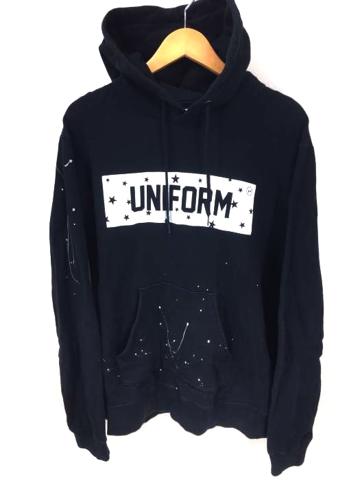 uniform experiment(ユニフォームエクスペリメント) DRIP STAR BOX LOGO HOODY メンズ JPN：2
