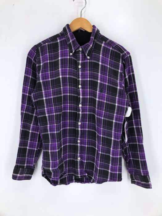 RALPH LAUREN(ラルフローレン) ワンポイントロゴフランネルボタンダウンシャツ レディース import：L