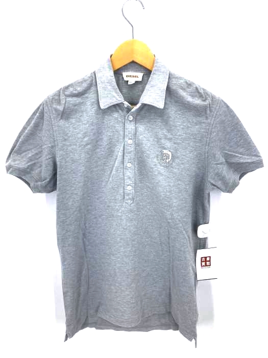 DIESEL(ディーゼル) ワンポイントロゴ S/S ポロシャツ メンズ  M