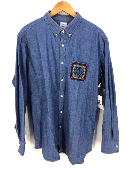 MISTER GENTLE MAN(ミスタージェントルマン) EMBROIDERED POCKET SHIRT メンズ JPN：XXL