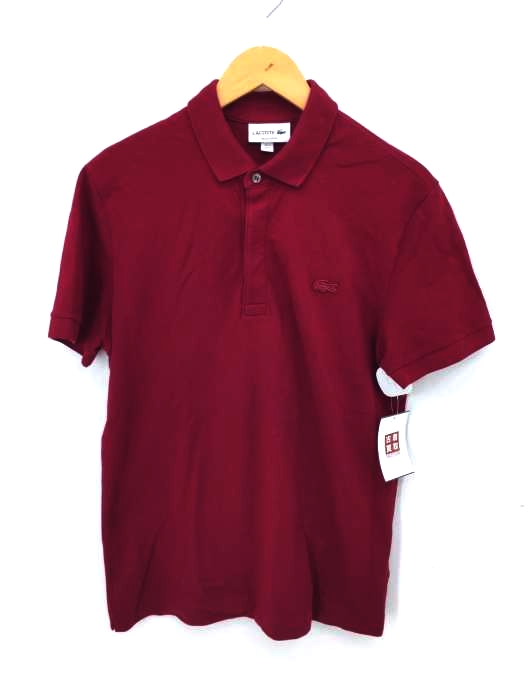 LACOSTE(ラコステ) ロゴワッペン  鹿の子ポロシャツ メンズ  3