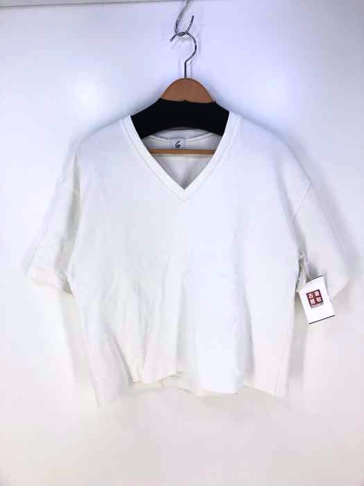 6 BEAUTY & YOUTH UNITED ARROWS(ロクビューティーアンドユースユナイテッドアローズ) Vネック コットンカットソー レディース FREE