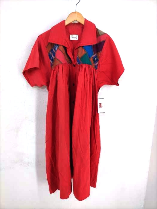 USED古着(ユーズドフルギ) GIRASOL メキシコ製 ギャザーシャツワンピース レディース JPN：M
