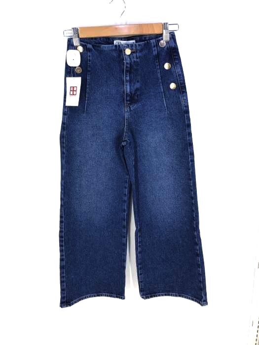 ZARA(ザラ) フロントボタンワイドデニム レディース  EUR32