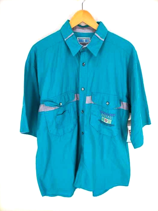 USED古着(ユーズドフルギ) BUGLEBOY 両フラップ 半袖ワークシャツ メンズ JPN:L
