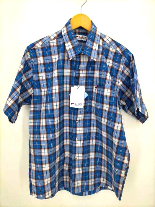 USED古着(ユーズドフルギ) H by FIGER チェック半袖シャツ メンズ JPN：L