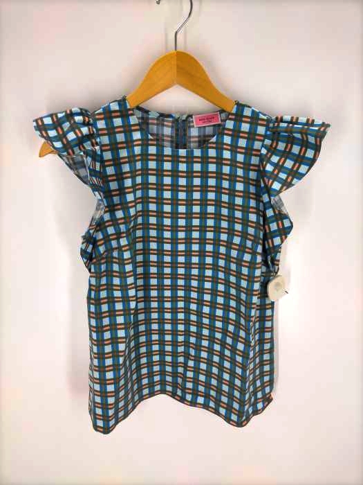 ケイトスペードニューヨーク kate spade NEW YORK 21ss plaid flutter top レディース JPN：XS