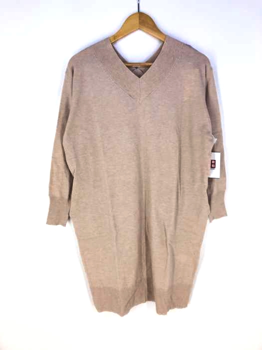 AZUL by moussy(アズールバイマウジー) VNECK KNIT ONEPIECE レディース  S