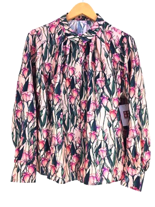 DAMA collection(ダーマコレクション) 花柄 シルクシャツ レディース  86