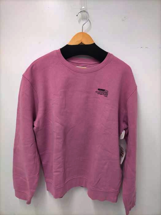 GUESS(ゲス) REGULAR FIT 胸元刺繍クルーネックスウェット メンズ JPN：L