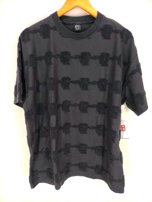 BRAIN DEAD(ブレインデッド) Running Head Textured Stripe Tee メンズ  L