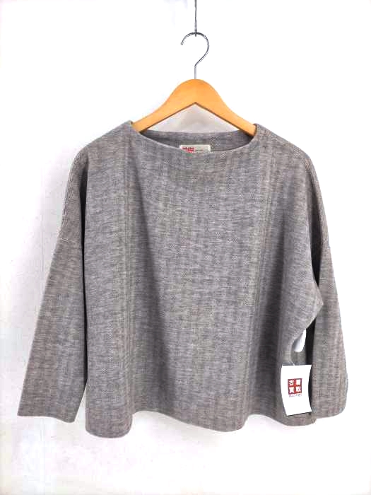 トラディショナルウェザーウェア Traditional Weatherwear big marine boatneck shirt レディース JPN：S