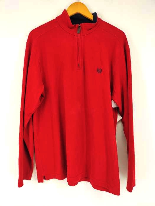 チャップス CHAPS 90s ハーフジップスウェット メンズ JPN：XL