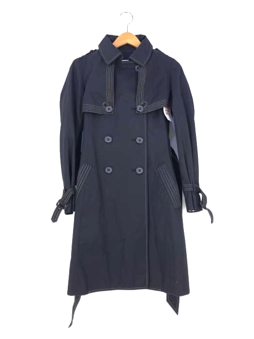 アクアスキュータム AQUASCUTUM New Aqua5 裏地チェック ステッチデザイントレンチコート レディース  7F