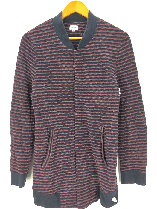 ポールスミス Paul Smith 立体編み ボーダー カーディガン メンズ import：S