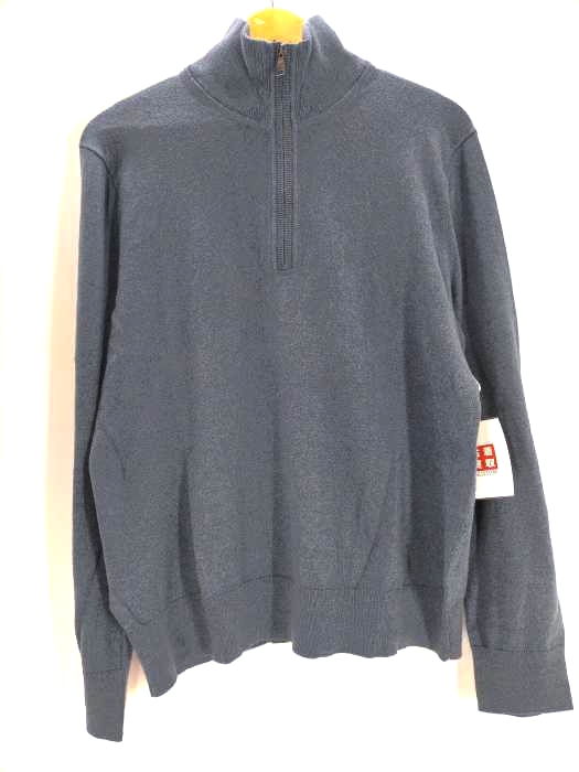 バナナリパブリック BANANA REPUBLIC ハーフジップニット メンズ import：M