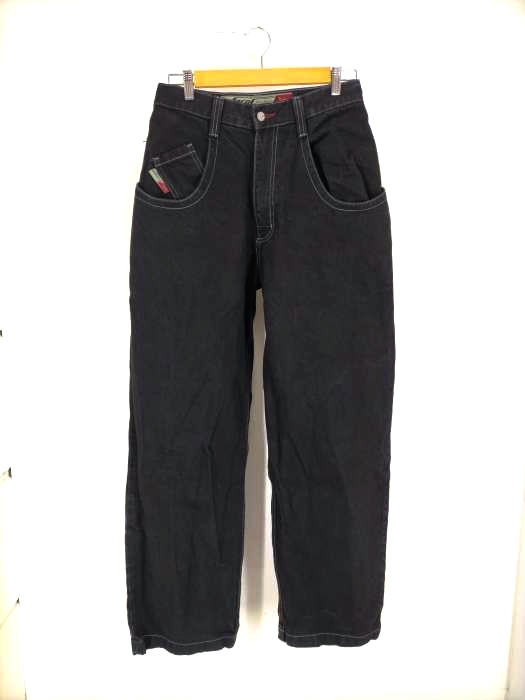 ユーズドフルギ USED古着 {{JNCO JEANS}} 90s USA製 ブラックデニム バギージーンズ メンズ  31