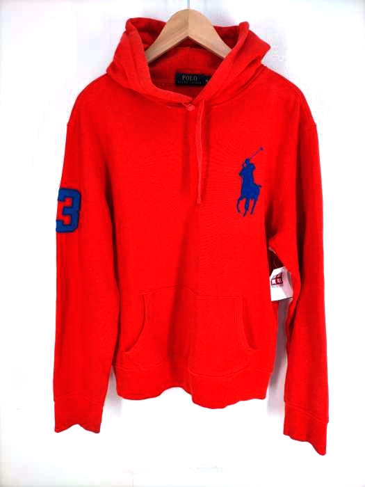 ポロラルフローレン POLO RALPH LAUREN ビックポニーナンバリングフーディー メンズ JPN：M