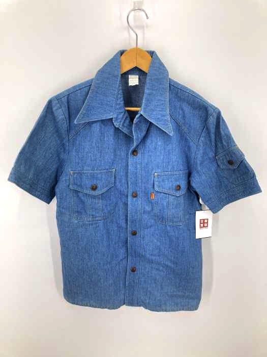 Levis(リーバイス) オレンジタブ 半袖デニムシャツ メンズ  M