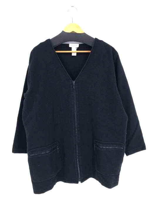 USED古着(ユーズドフルギ) JONES NEW YORK ジップカーディガン メンズ 1X
